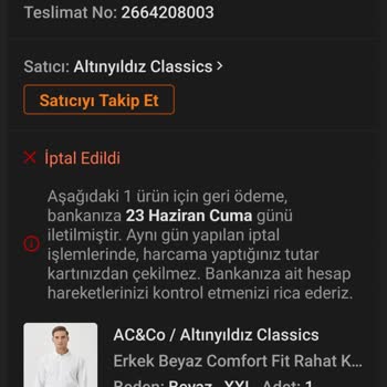 Trendyol Siparişim İptal Ediliyor Ve Sadece Otomatik Özür Cevabı