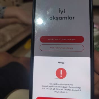 Akbank Mobil Uygulama Giremiyorum