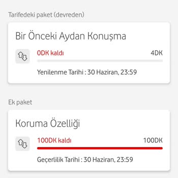 Vodafone Haksız Aşım Paketi Ücreti