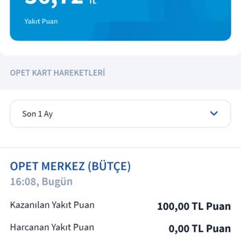 Migros Yapmaz Öyle İtibar Ediyorum Ama Opet Yapar Daha Önce De Yaptı.