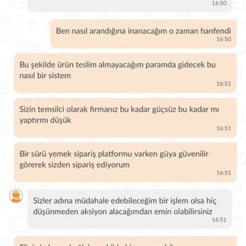 Trendyol Yemek Teslim Edilmeyen Yemeğin İadesini Yapmadı