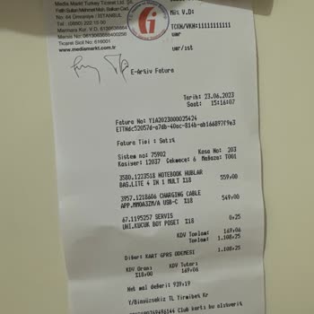 Media Markt Meydan AVM'den Alınan Apple Kablo Sıfır Ve Orijinal Değil