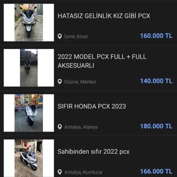 Honda Motosiklet Fahiş Fiyat Talepleri Ve Bayilerin İlgisiz Tavırları