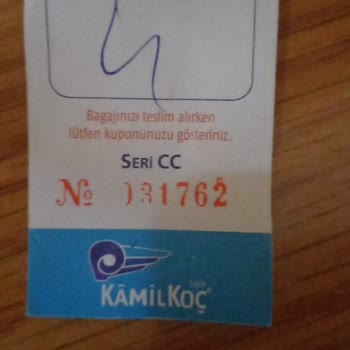 Kamil Koç Turizm Valizimi Kaybetti