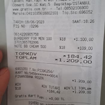 Burberry Orijinal Parfüm Su Gibi