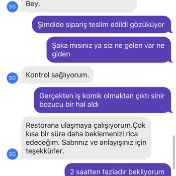 GetirYemek Yemek Teslim Edildi Gözüküyor Olmasına Fakat Yemek Saatlerce Gelmedi