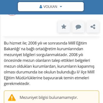 E-Devlet (Turkiye.gov.tr) 'te Lise Diplomam Gözükmüyor