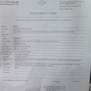 Xiaomi Evofone Benim Yerime Bilgim Olmadan Karar Vermesi Alın Terimle Aldım