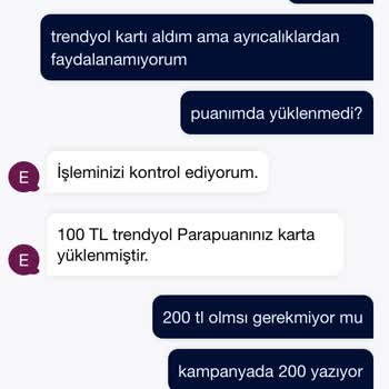 Trendyol CardFinans ( QNB Finansbank) ParaPuan Tutarsızlığı