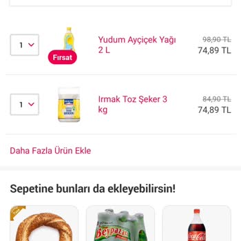 Yemeksepeti Ürün Fiyat Tutarsızlığı