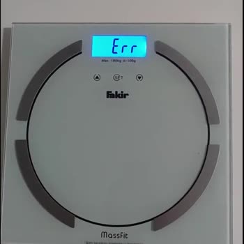 Fakir Baskül Hata Veriyor!