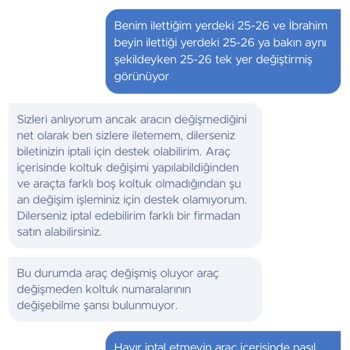 Metro Turizm Obilet'ten Almış Olduğum Metro Aracı Koltukların Yerini Değiştiriyor!