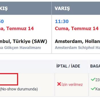 THY Bilet Değişiklik Ücreti Bileti Sattıktan Sonra 4.5 Katına Çıktı