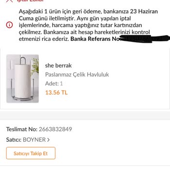 Trendyol-Boyner Memnuniyetsizlik Habersiz İş Yapması