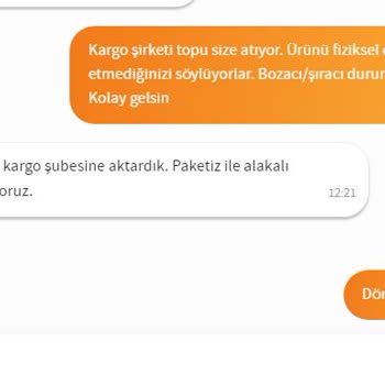 12 Gündür Gelmeyen Siparişime Trendyol'un Verdiği Cevap