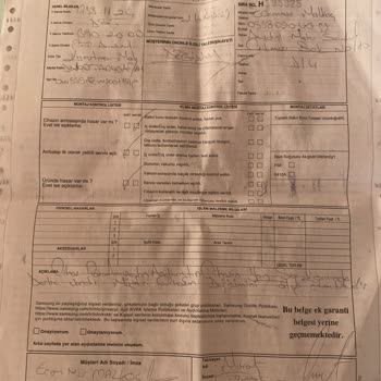 Samsung Sıfır Kurutma Makinesinde Hasar