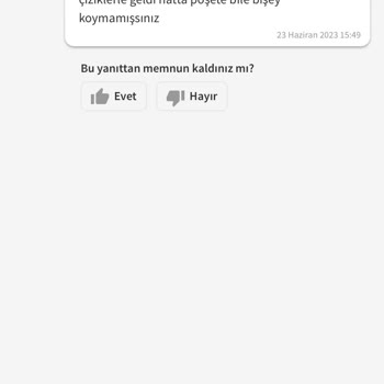 Onur Motor Trendyol Şikayet