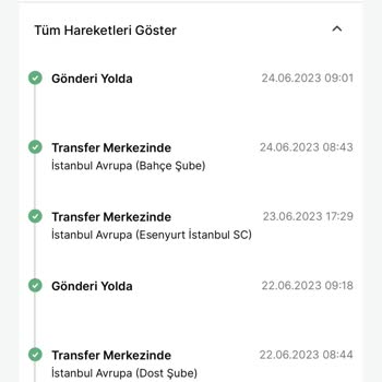 Trendyol Express Tarafından Gezintiye Çıkartılan Kargom