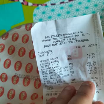 BİM Sktli Ürün Satın Aldım