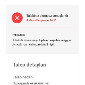 Ebebek Mağazası Eksik Kargo