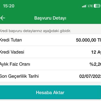 Garanti Bankası'ndan Onaylı Kredimde Faiz Oranı Arttı