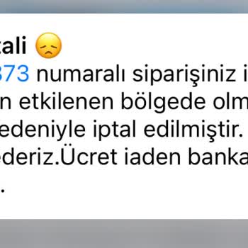 Trendyol Aynı Anda 3 Siparişin Sistemsel Hata Denilerek İptal Olması