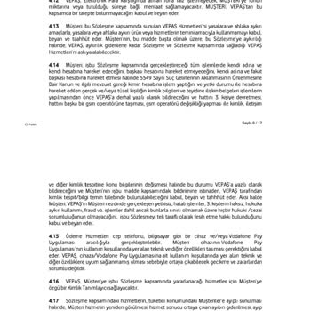 Vodafone Pay Parayı Bloke Edip Kullanma