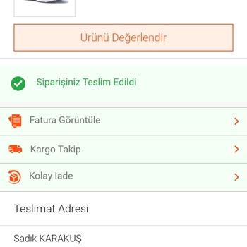 In Street Bana Haber Vermeden Siparişimi İptal Etti.