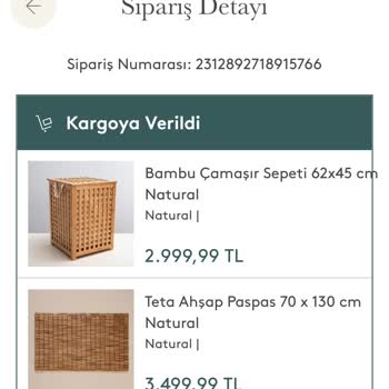 Chakra Teslim Edilmeyen Sipariş