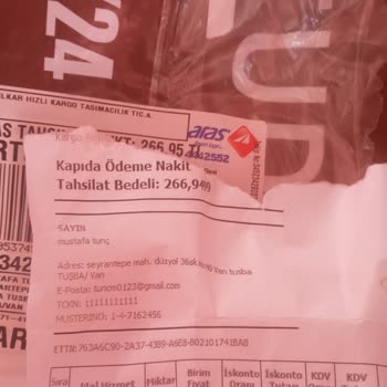 Aras Kargo Para Üstünü Hep Vermiyor