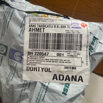 Aras Kargo Tekstil Kozmetik Kargo Şikayeti