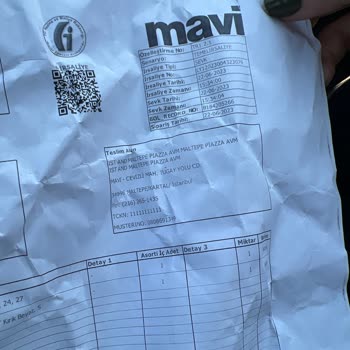 Mavi Eksik Ürün Teslimi