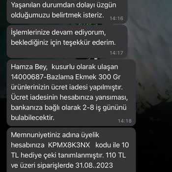 A101KAPIDA Uygulamasından Bozuk Ürün Geldi!