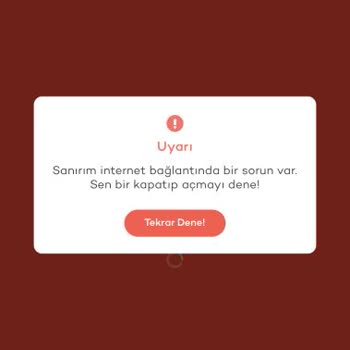 Tosla 'Sanırım İnternet Bağlantında Sorun Var, ' Hatası