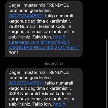 Sürat Kargo Kargomun Elime Ulaşmaması
