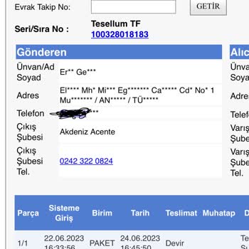 Sürat Kargo Tarafından Açılan Ve İçeriği Bulunamayan Esrarengiz Kargo