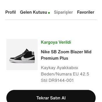 Nike Yanlış Ürün Yolladı