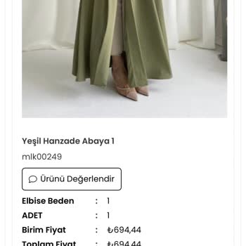 Melek Araz Lekeli Ve Yanlış Gönderilen Beden