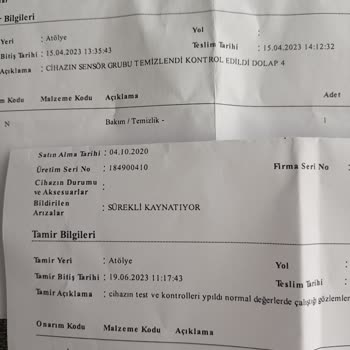 Arzum Okka Makinem Bir Türlü Sorunu Düzeltilemedi.