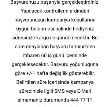 Samsung Kahve Mak Hediyemi Vermiyor