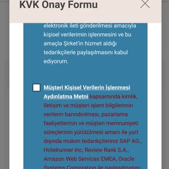 Divan Pastanesi KVK Onay Saçmalığı