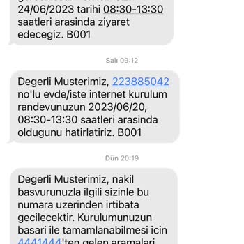 Türk Telekom Verdiği Hizmet Randevularına Gelmiyor