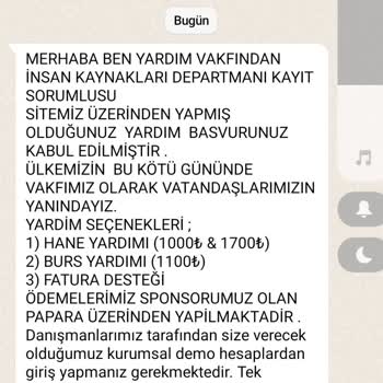 Umuteli Yardım Vakfı T. C. Mi İstediler