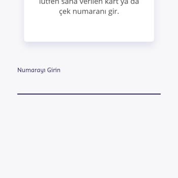 Sodexo Numara Güncelleme, Kart Numarası Bilgisi