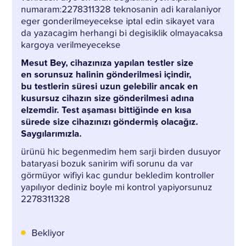 Teknosa'da Yenilenmiş Diye Gönderilen Telefonun Hiçbir Şeyi Çalışmıyor