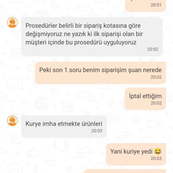 Trendyol'dan En Son Yediğim Yemek *** Oldu