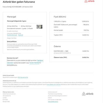 Airbnb Para İadesini Eksik Yapıyor