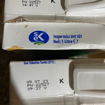 Sek Süt Marketten Alınan Bozuk Süt