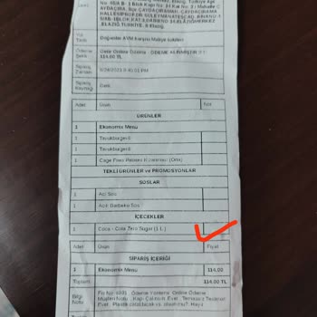 Getir Uygulamasından Popeyes Eksik Ürün Getiriyor.