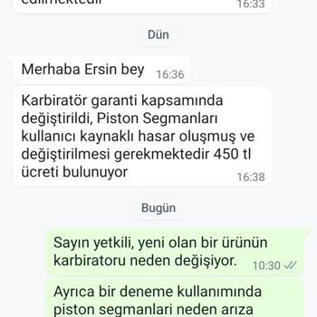 Assur Sırt Tipi Çim Biçme Tırpanı Geri Alınmıyor Değişimi Yapılmıyor